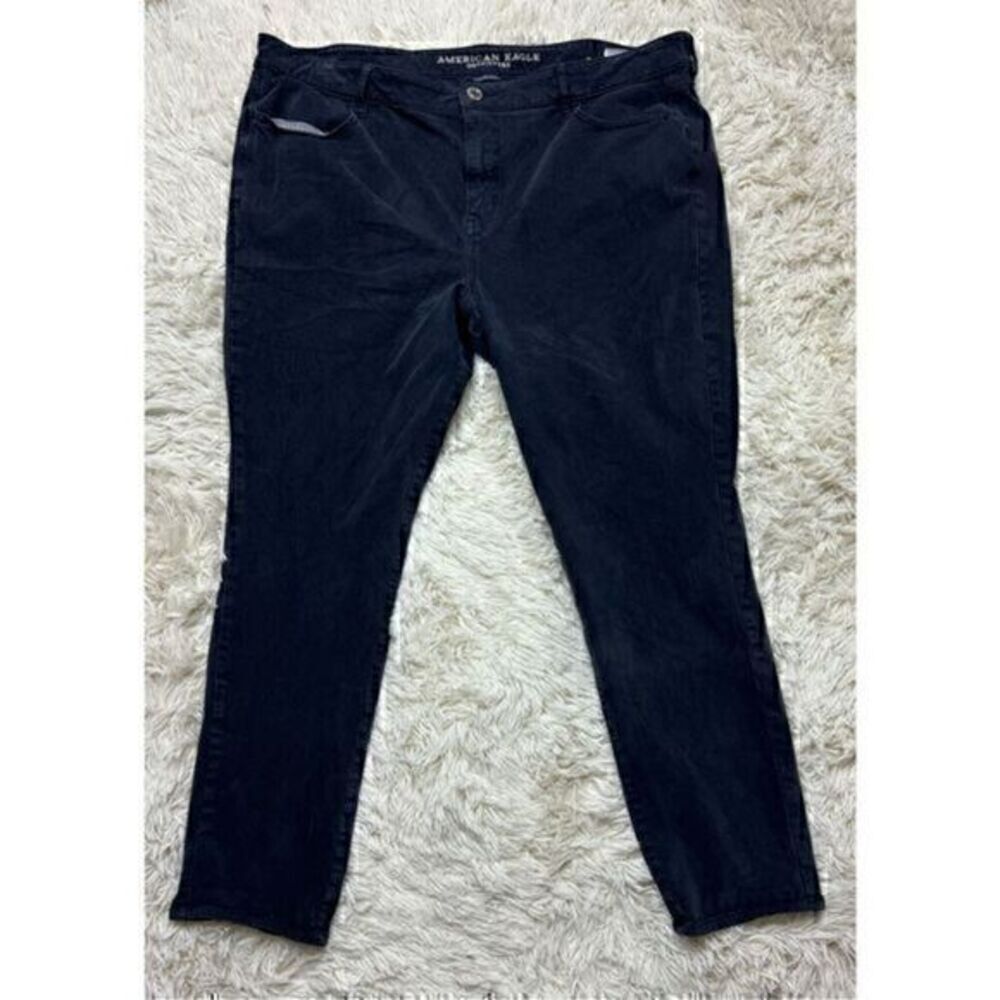 Women’s American Eagle Super Super Stretch x4 High Rise Black Jegging Size 20
